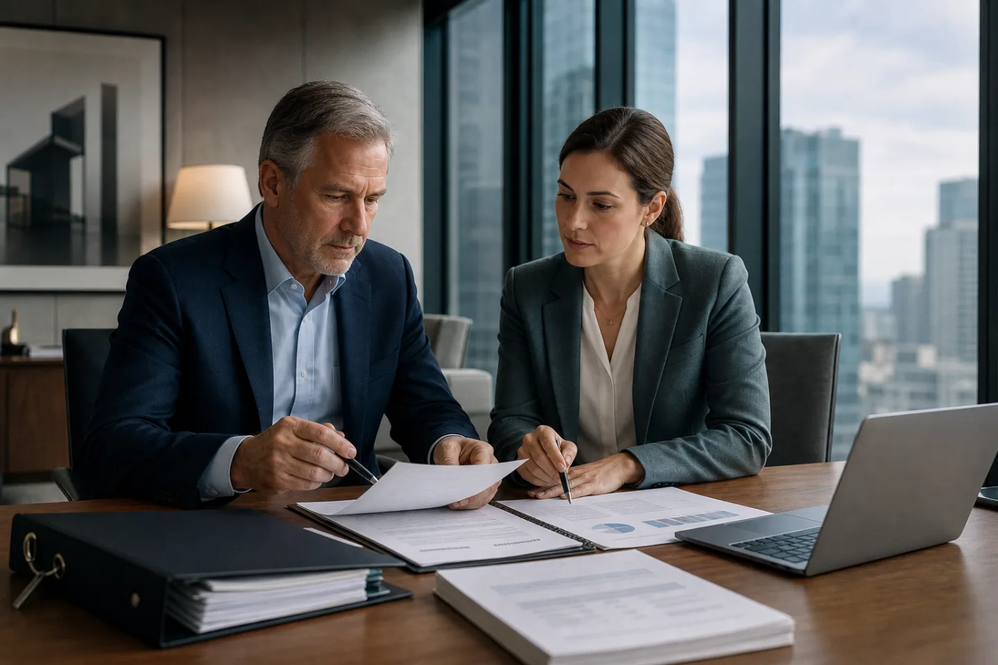 Commercial real estate reviewer approving AI-prepared work at a defined approval gate before it reaches a decision Commercial real estate reviewer approving AI-prepared work at a defined approval gate before it reaches a decision