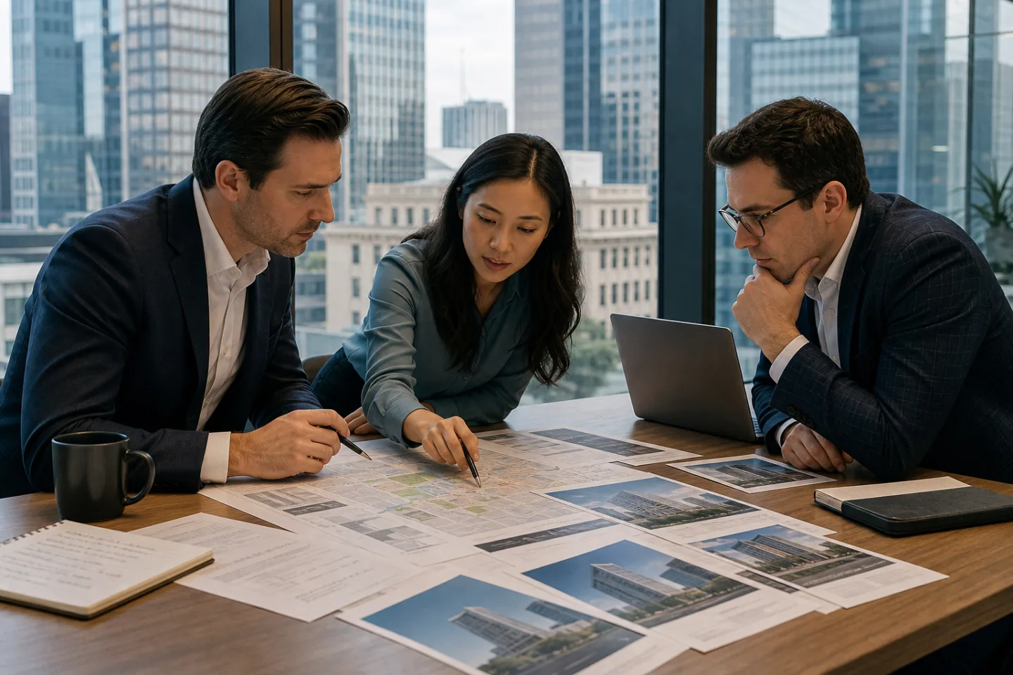 Commercial real estate brokers and research analyst building a source-backed property shortlist Commercial real estate brokers and research analyst building a source-backed property shortlist